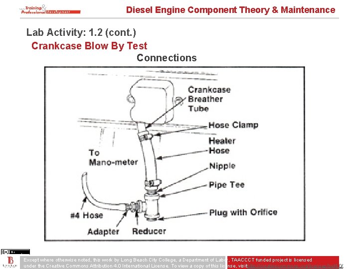 Diesel Engine Component Theory & Maintenance Lab Activity: 1. 2 (cont. ) Crankcase Blow