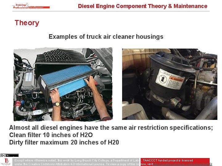 Diesel Engine Component Theory & Maintenance Theory Examples of truck air cleaner housings Almost