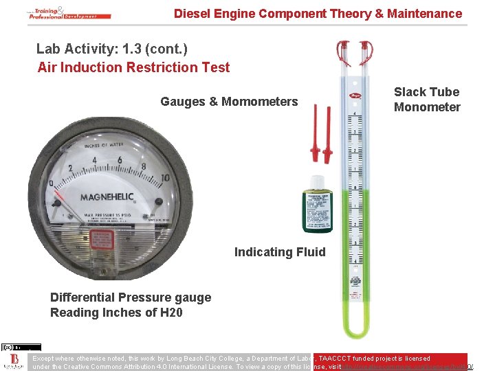 Diesel Engine Component Theory & Maintenance Lab Activity: 1. 3 (cont. ) Air Induction