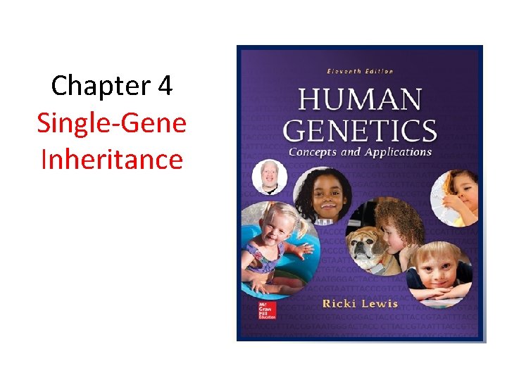 Chapter 4 Single-Gene Inheritance 