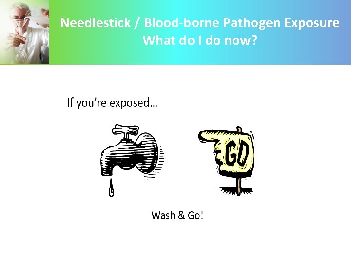 Needlestick / Blood-borne Pathogen Exposure What do I do now? 
