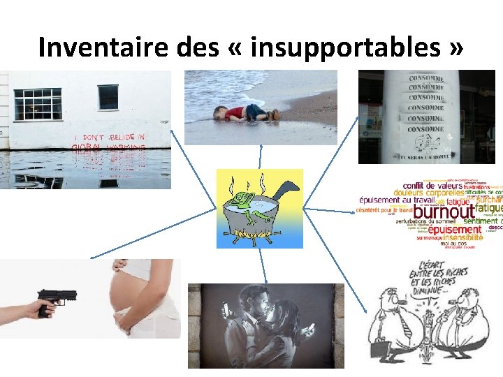 Inventaire des « insupportables » Inventaire des « insupportables »