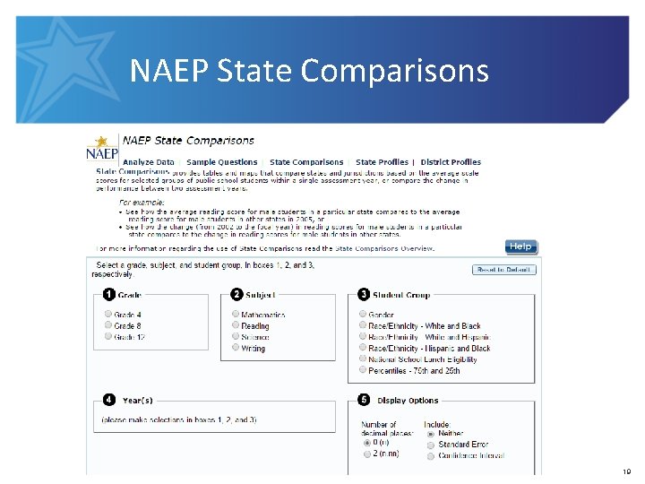 NAEP State Comparisons 19 