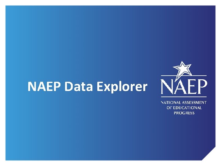 NAEP Data Explorer 