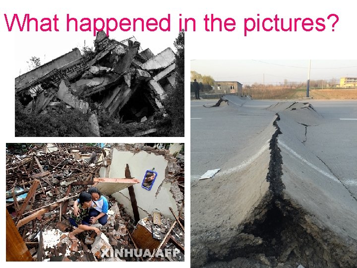 What happened in the pictures? 