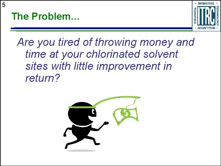 5 The Problem… Are you tired of throwing money and time at your chlorinated