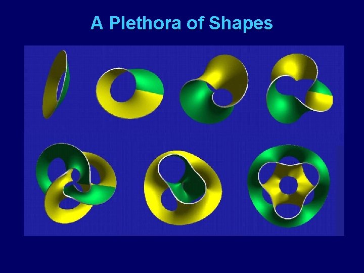 A Plethora of Shapes 