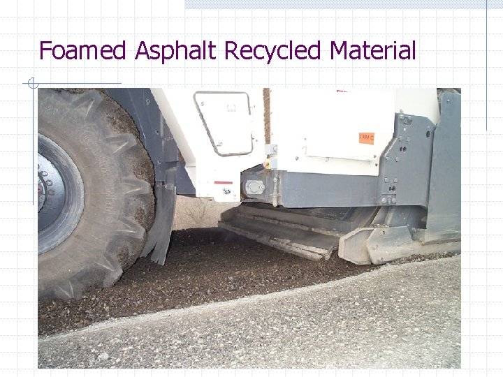 Foamed Asphalt Recycled Material 