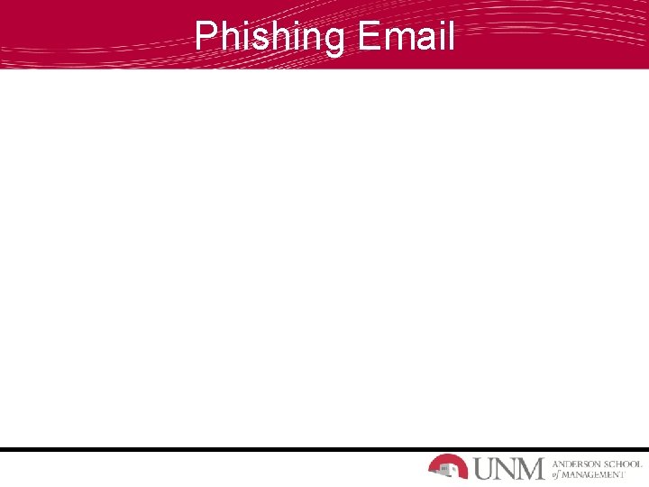 Phishing Email 