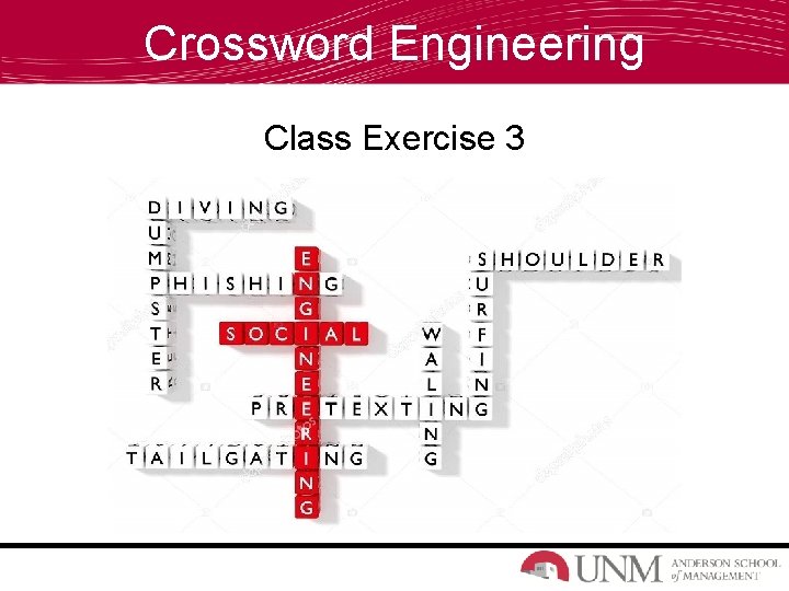 Crossword Engineering Class Exercise 3 