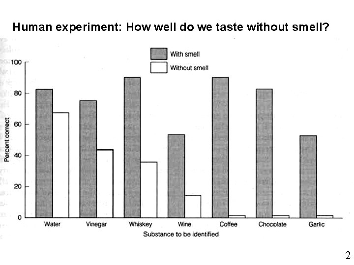 Human experiment: How well do we taste without smell? 2 