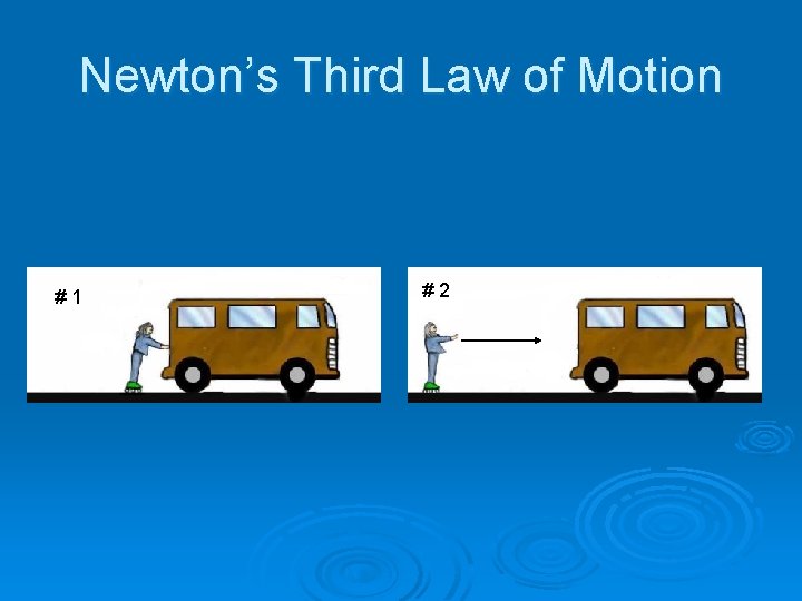 Newton’s Third Law of Motion #1 #2 