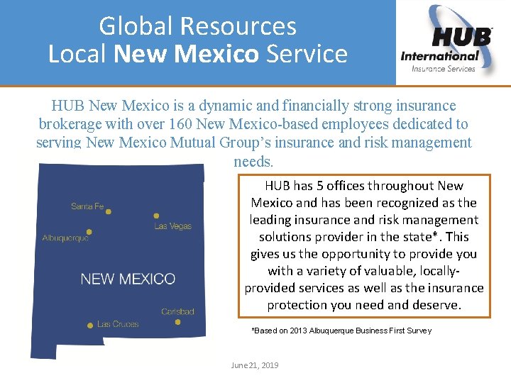 Global Resources Local New Mexico Service HUB New Mexico is a dynamic and financially