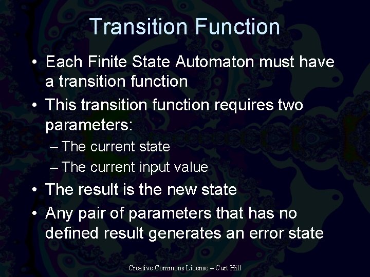 Finite State Machines The Simplest and Least Capable