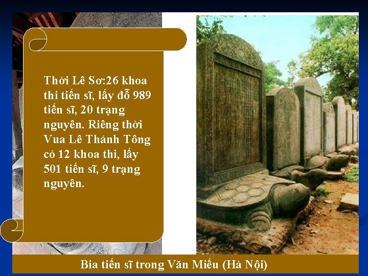 Thời Lê Sơ: 26 khoa thi tiến sĩ, lấy đỗ 989 tiến sĩ, 20