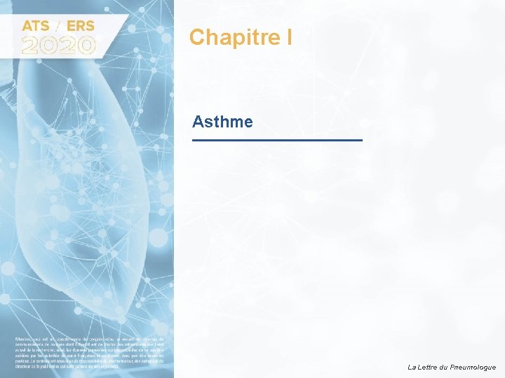 Chapitre I Asthme La Lettre du Pneumologue La. La Lettre dudu Pneumologue Lettre Pneumologue