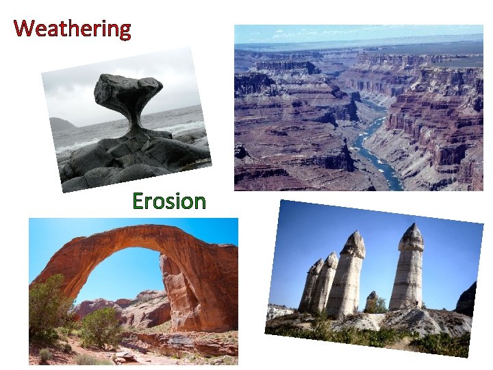 Weathering Erosion 