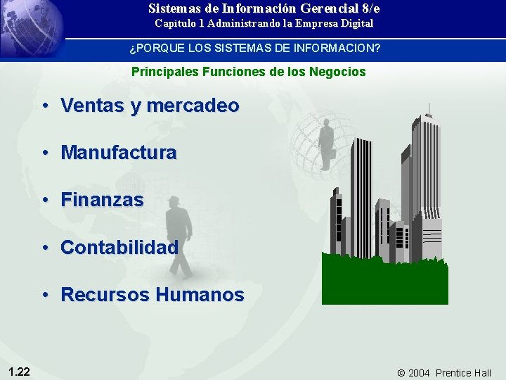 Sistemas de Información Gerencial 8/e Capítulo 1 Administrando la Empresa Digital ¿PORQUE LOS SISTEMAS