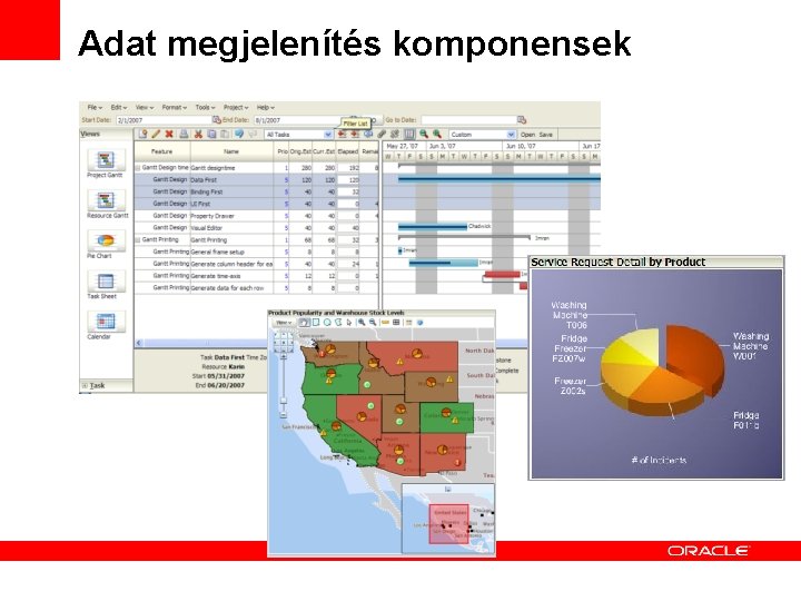 Adat megjelenítés komponensek 