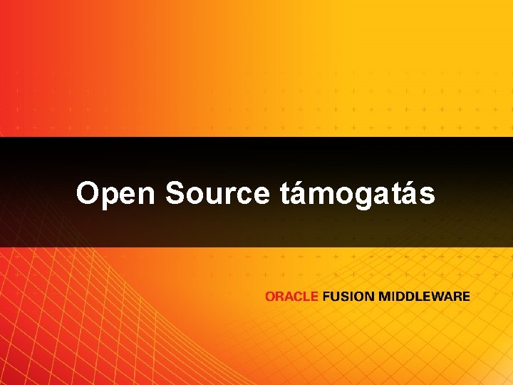 Open Source támogatás 