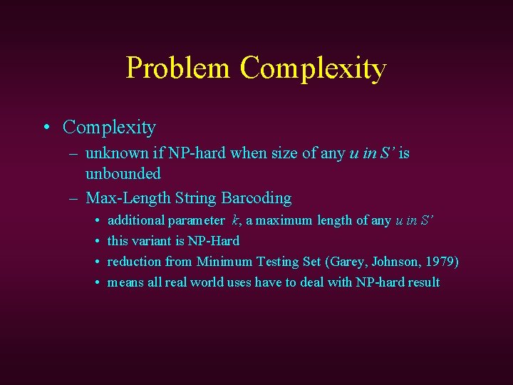 String Barcoding Uncovering Optimal Virus Signatures Sam Rash
