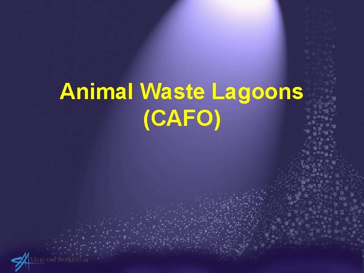 Animal Waste Lagoons (CAFO) 