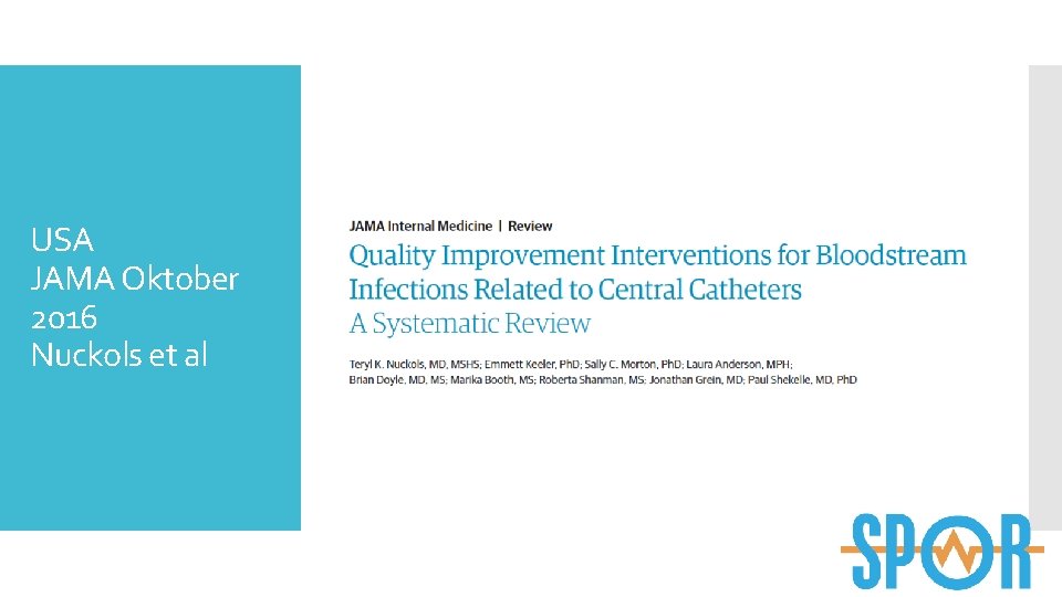 USA JAMA Oktober 2016 Nuckols et al 