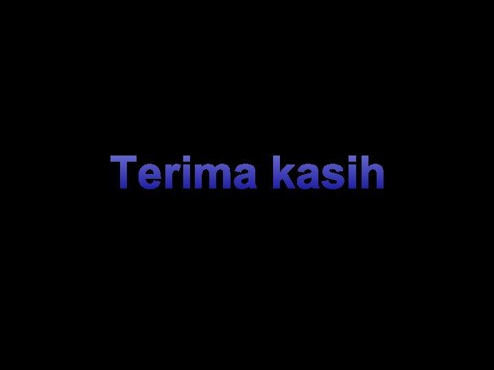 Terima kasih 