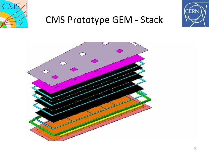 CMS Prototype GEM - Stack 9 