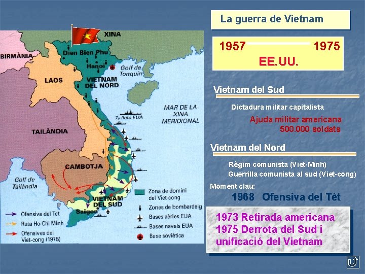 La guerra de Vietnam 1957 1975 EE. UU. Vietnam del Sud Dictadura militar capitalista