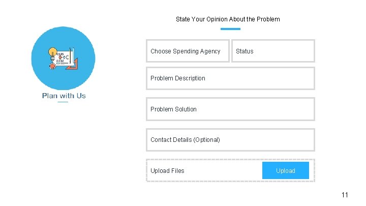 State Your Opinion About the Problem Choose Spending Agency Status Problem Description Problem Solution