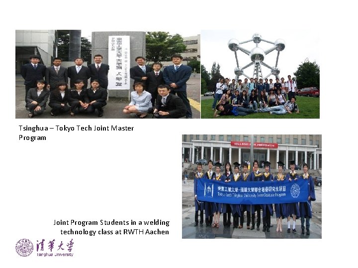Tsinghua – Tokyo Tech Joint Master Program Joint Program Students in a welding technology