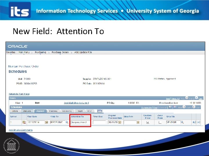 New Field: Attention To 