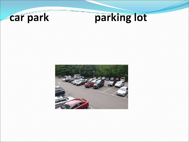 car parking lot 