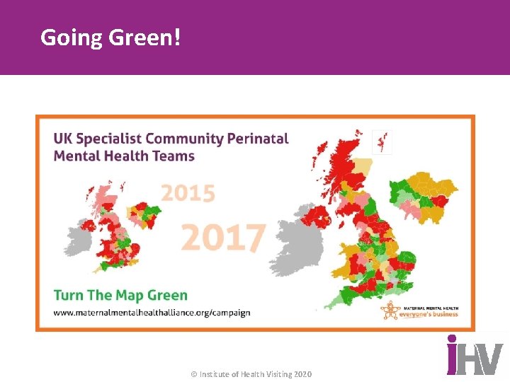 Going Green! © Institute of Health Visiting 2020 