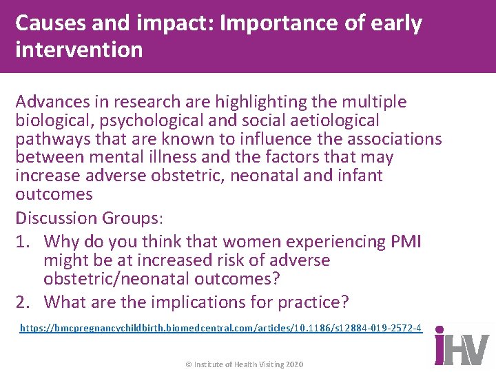 Causes and impact: Importance of early intervention Advances in research are highlighting the multiple