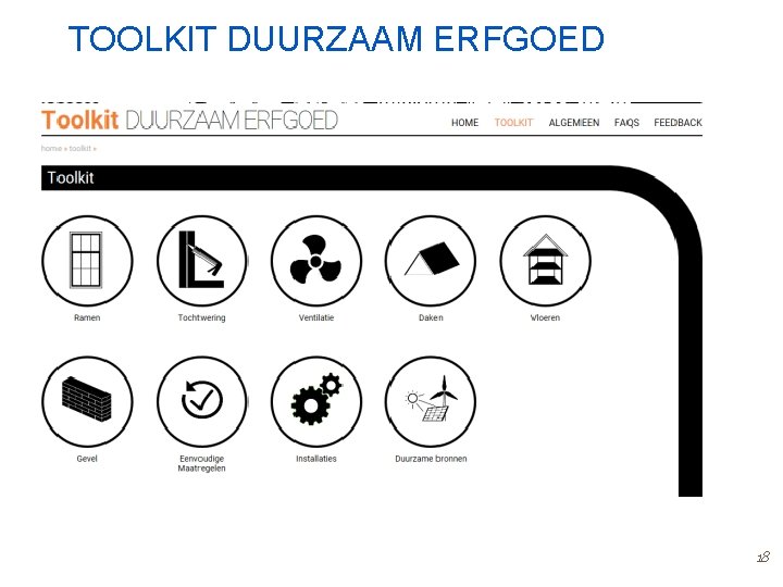 TOOLKIT DUURZAAM ERFGOED 18 