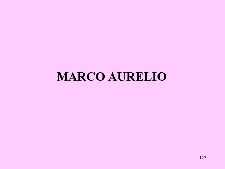 MARCO AURELIO 122 