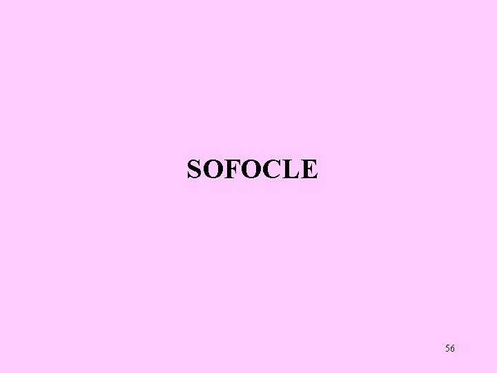 SOFOCLE 56 