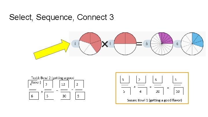 Select, Sequence, Connect 3 