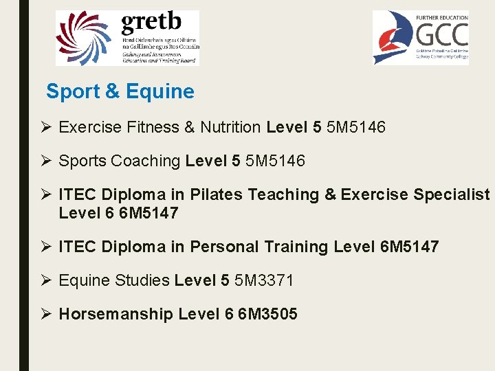 Sport & Equine Ø Exercise Fitness & Nutrition Level 5 5 M 5146 Ø
