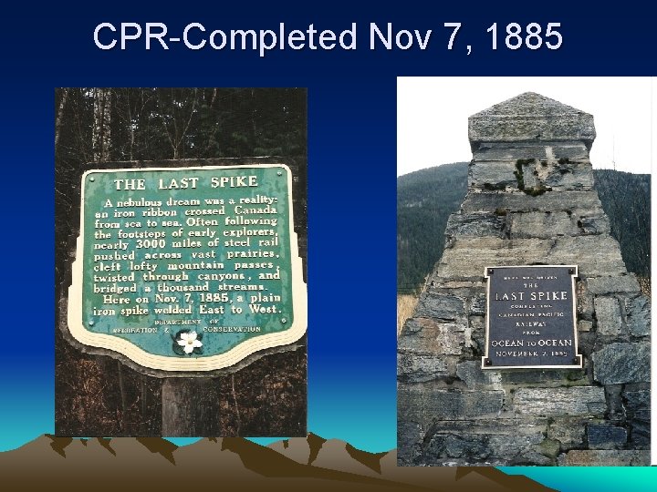 CPR-Completed Nov 7, 1885 
