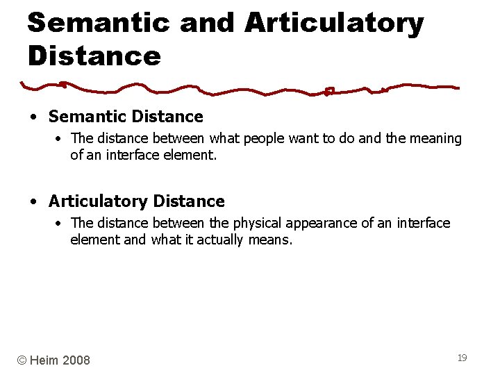 Semantic and Articulatory Distance • Semantic Distance • The distance between what people want