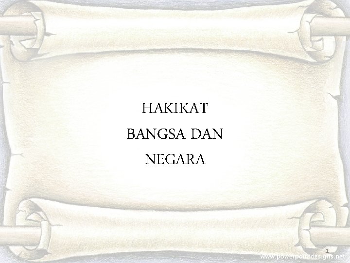 HAKIKAT BANGSA DAN NEGARA 1 