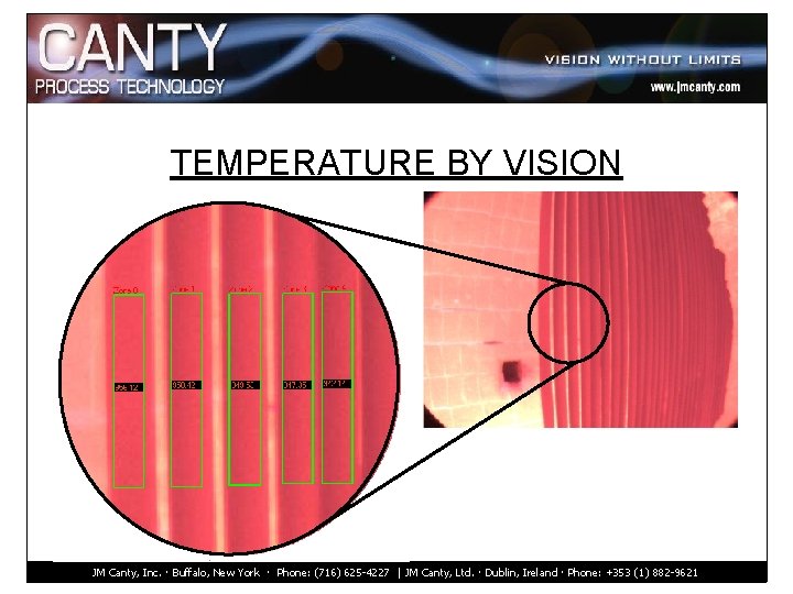 TEMPERATURE BY VISION JM Canty, Inc. · Buffalo, New York · Phone: (716) 625