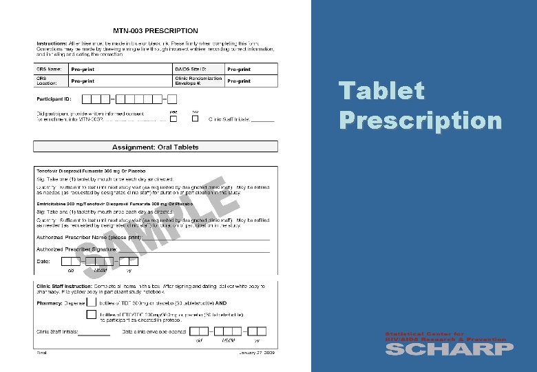 Tablet Prescription 16 