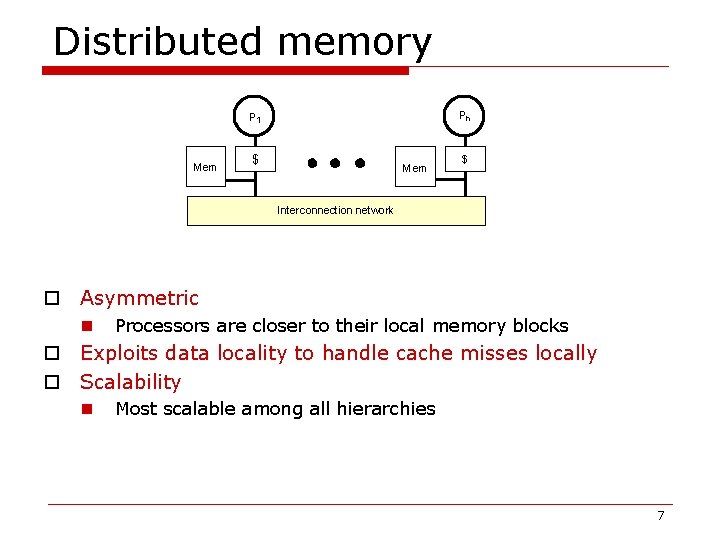 Distributed Memory Interconnection Shared Memory Multiprocessors 1 Symmetric Multiprocessors o SMPs