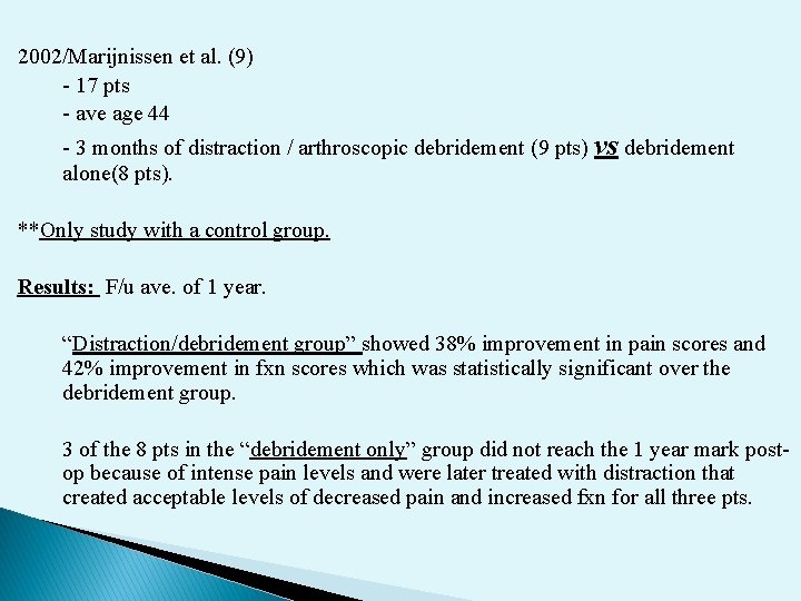 2002/Marijnissen et al. (9) - 17 pts - ave age 44 - 3 months