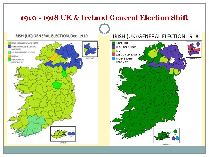 1910 - 1918 UK & Ireland General Election Shift 