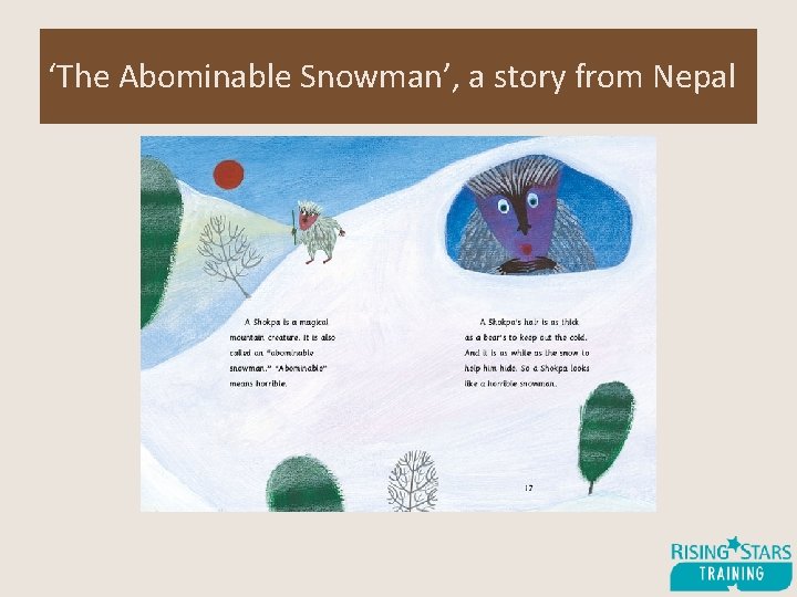 ‘The Abominable Snowman’, a story from Nepal 
